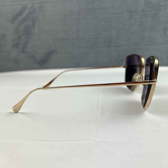 Maui Jim Gold Metal Frame Sunglasses with Brown Lenses - Picture 7 of 16